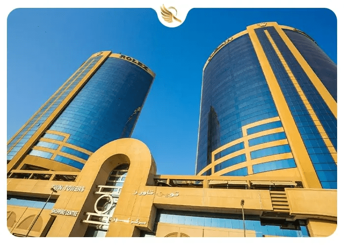 نوین فناوری برج دوقلو دبی